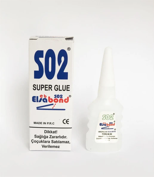 Elsa Bond 502 Hızlı Süper Japon Yapıştırıcı - 20 Gr. - 1 Adet - 1