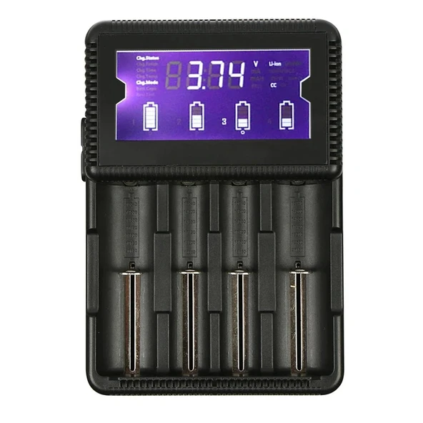 Powermaster PMR-S4 4Amper 4.2Volt Universal Pil Şarj Cihazı - 3
