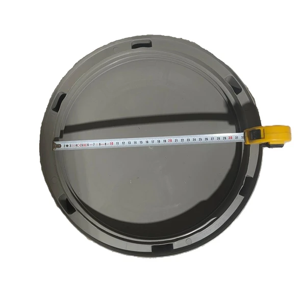 POLİETİLEN 32 CM SU DEPOSU KAPAĞI GRİ - Resim 2