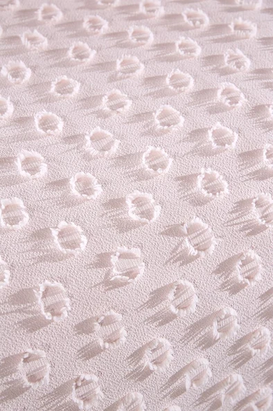 Çeyiz Diyarı Konik 3 Parça Çift Kişilik Pike Takımı Pudra - Resim 6