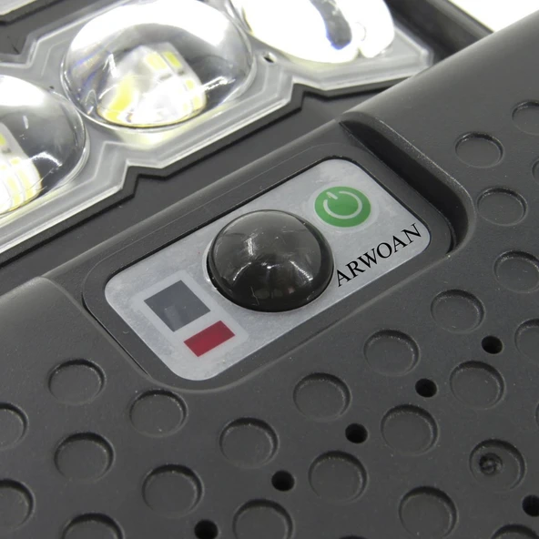 Solar Işık Sensörlü Güneş Enerjili Sokak ve Bahçe Lambası Uzaktan Kumandalı LED Aydınlatma - 7