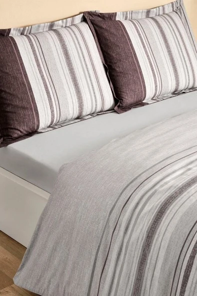 Özdilek Çift Kişilik Ranforce Nevresim Takımı Arenoso Bej - 3