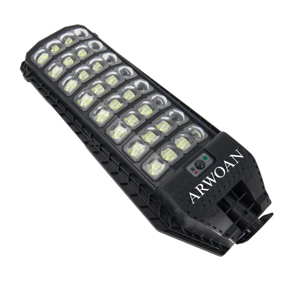 2 Adet Solar Işık Sensörlü Güneş Enerjili Sokak ve Bahçe Lambası Uzaktan Kumandalı LED Aydınlatma - 4