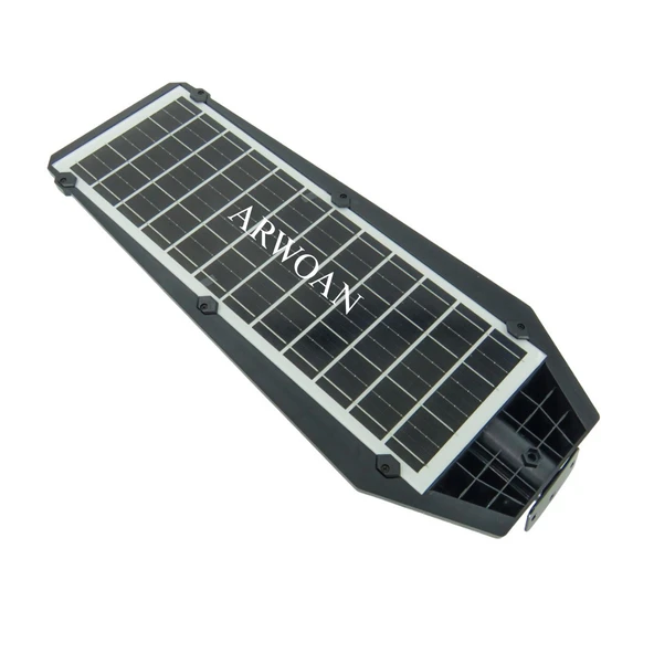 2 Adet Solar Işık Sensörlü Güneş Enerjili Sokak ve Bahçe Lambası Uzaktan Kumandalı LED Aydınlatma - 7