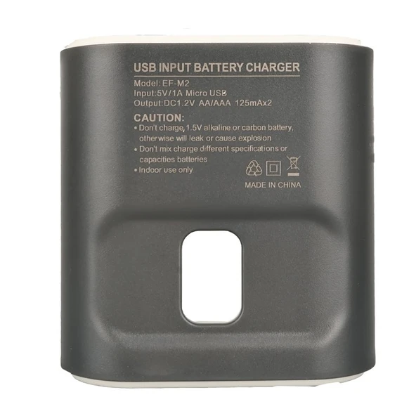 Efcell M2 AA/AAA Kalem Ve İnce Kalem 2'li Pil Şarj Cihazı - Resim 2