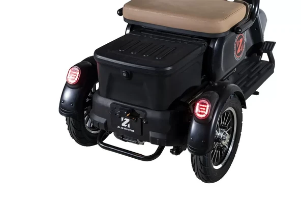 zlin Luna 3 Tekerlekli Elektrikli Bisiklet 2025 Model - Resim 3