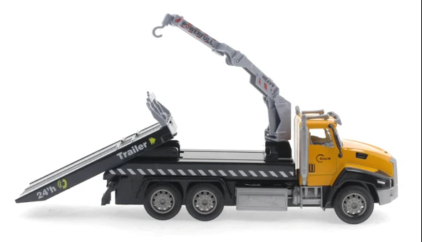 Die Cast Çek Bırak Vinçli Kurtarıcı ve Merdivenli İtfaiye Aracı - 3