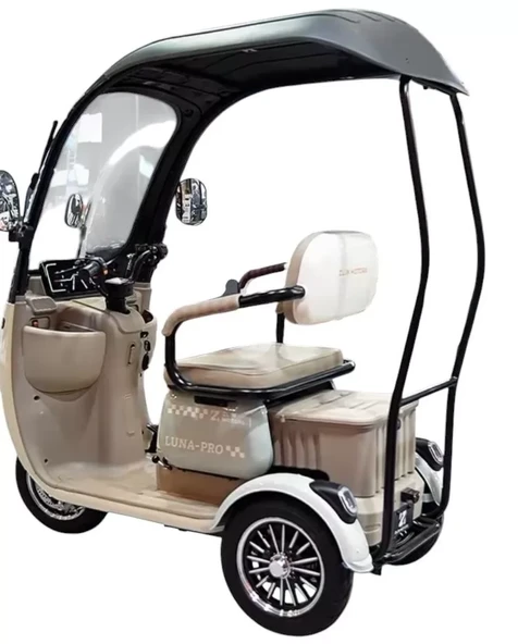 ZLİN LUNA PRO ÜÇ TEKERLEKLİ ELEKTRİKLİ MOTOSİKLET - Resim 2