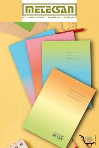 Okul A5 60 Yaprak DÜZ Karton Kapak ürün görseli 1