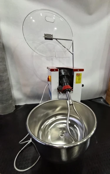 DEV MİKSER KAPAKLI HAMUR KARMA MAKİNASI 10 KG UN 5 LT SU 15 KG KAPASİTELİ - 6