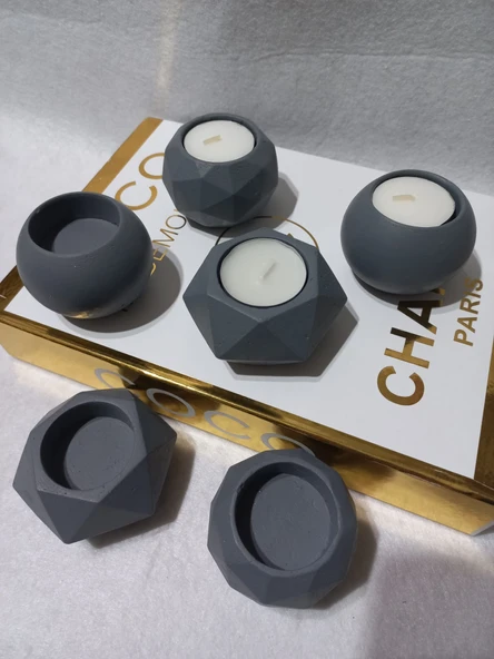 6 LI ALÇI SAKSI MUMLUK SETİ RANDOM ürün görseli 1