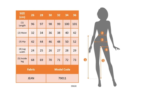 Kadın Yüksek Bel önden Düğmeli Dar Kesim Kot Pantolon - Resim 6