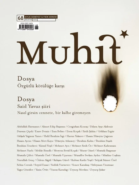 Muhit Dergi 68.Sayı Ağustos 2025 ürün görseli 1