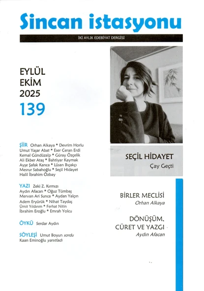 Sincan İstasyonu Dergi 139.Sayı Eylül- Ekim 2025 ürün görseli