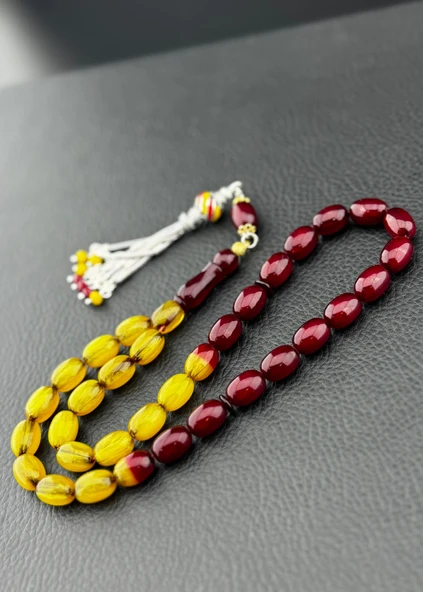 Renk Süzmesi Sıkma Kehribar Tesbih Hcz-Model TJGKFM - 2