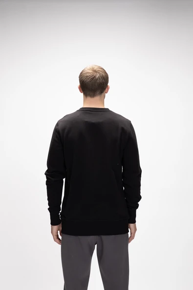 Bad  Bear Corner Crewneck Erkek Sweatshirt Siyah - Resim 3