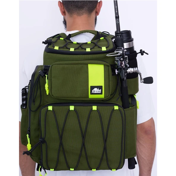 Fubelo Chap Balıkçı Çantası (Siyah) - Resim 6