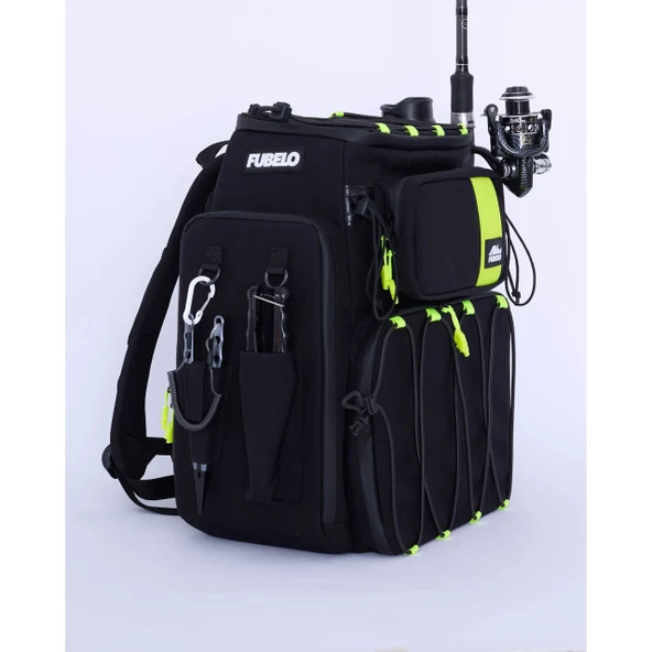 Fubelo Chap Balıkçı Çantası (Siyah) - Resim 4