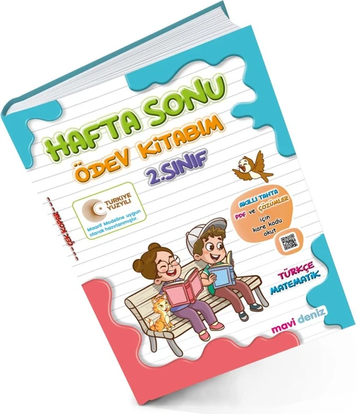 Mavi Deniz 2026 2. Sınıf Hafta Sonu Ödev Yapraklarım Güncel Müfredat