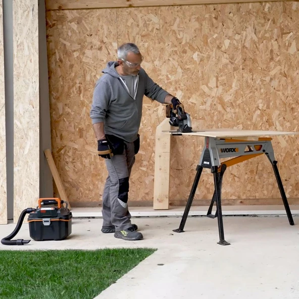 WORX WX526.9 20Volt 165mm Profesyonel Şarjlı Daire Testere (Akü Dahil Değildir) - Resim 5