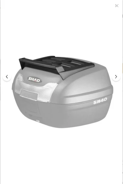 Motosiklet Arka Çanta SH-40 litre Cargo Model Siyah Arka Tur Çantası Topcase - 3