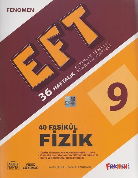 Fenomen 9. Sınıf EFT Fizik (40 Fasikül) ürün görseli 1