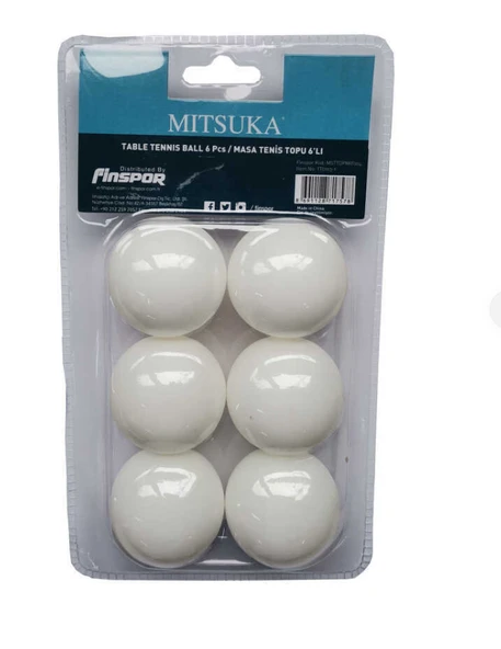 Mitsuka Masa Tenis Top 6`Lı Kart 40Mm - (Tt0103-1) Abs Materyal - 2
