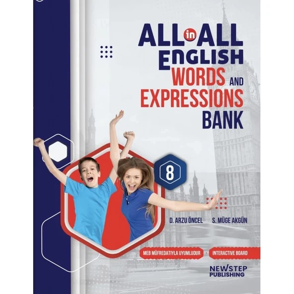 8.Sınıf Allinall Englısh Words And Exprossıons Bank Newstep ürün görseli