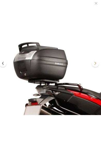 Motosiklet Arka Çanta SH-40 litre Cargo Model Siyah Arka Tur Çantası Topcase - 2