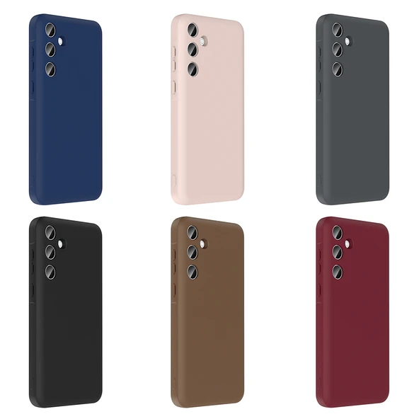 Samsung Galaxy A36 Kılıf Kamera Korumalı Kartlık Hazneli Vitra Kapak - Resim 9