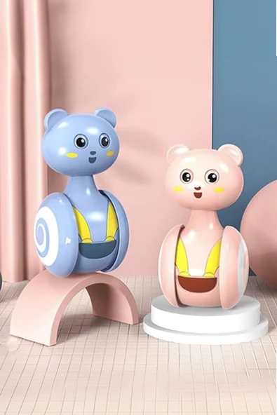 Evcil Hayvanlar İçin Hareketli Eğlenceli Tüylü Tekerlekli Kedi Oyuncak Kedi Köpek Oyun Topu Oyuncak