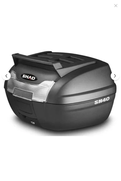 Motosiklet Arka Çanta SH-40 litre Cargo Model Siyah Arka Tur Çantası Topcase
