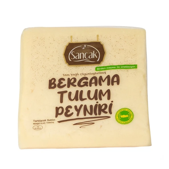 Sancak Tam Yağlı Olgunlaştırılmış Bergama Tulum Peyniri 500 Gr ürün görseli