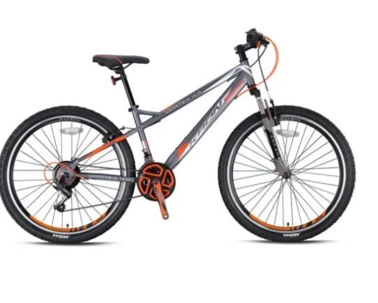 Kron VORTEX 4.0 26 Jant 21 Vites V-Fren Çelik Dağ Bisikleti Füme Turuncu Kron Vitesli Bisiklet ürün görseli