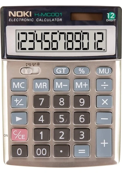 NOKİ HESAP MAKİNASI 12 HANE KOD:H-MC001
