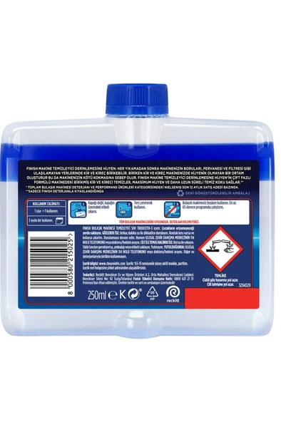 Finish Bulaşık Makinesi Temizleyici Sıvı 250 ml - 9