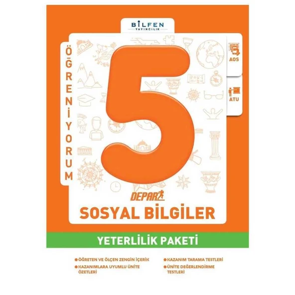 BİLFEN 5.SINIF DEPAR SOSYAL BİLGİLER YETERLİLİK PAKETİ