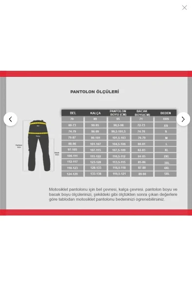 Prosev Kışlık Titanyum Korumalı Motosiklet Pantolon MAVİ - 5