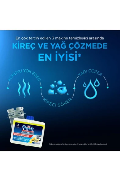 Finish Bulaşık Makinesi Temizleyici Sıvı Limon 250 ml - 4