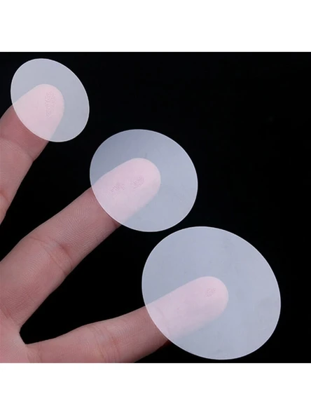 Btcrea 2,5CMx2,5CM Şeffaf Yuvarlak Kesim 1000 Adet Rulo Etiket - 4