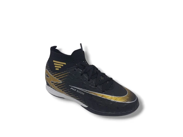 Twıngo 600 Erkek Çocuk Siyah Altın Çoraplı Halı Saha Ayakkabı - 4