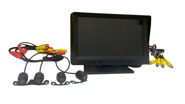 ROSE MR-08 7” EKRANLI 4 KAMERALI ARAÇ DVR SETİ - 4 KANAL FOKSİYON - KAYIT ÖZELLİĞİ - 1