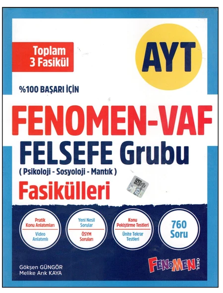 Fenomen-Vaf Ayt Felsefe Grubu Fasikülleri