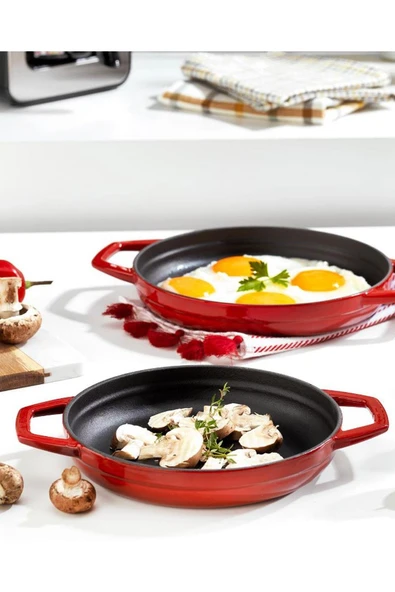 Schafer Guss Chef Döküm Sahan Çift Kulplu 19 Cm-1 Parça ürün görseli