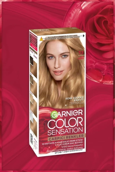 Garnier Çarpıcı Renkler 7.3 Altın Kumral Saç Boyası, Demikit - Resim 4