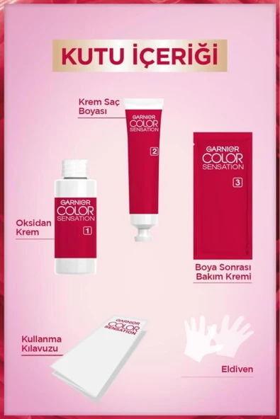 Garnier Çarpıcı Renkler 7.3 Altın Kumral Saç Boyası, Demikit - Resim 5