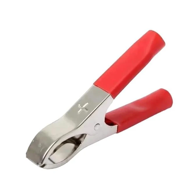 Küçük 50 Mm Kırmızı Krokodil Akü Maşası ürün görseli 1