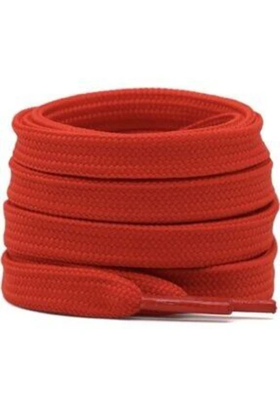 K111 120 Cm Yassı Spor Ayakkabı Bağcık KIRMIZI ürün görseli