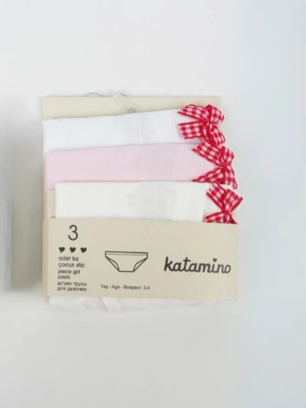 Katamino Kız Çocuk 3'lü Külot Seti - Resim 2