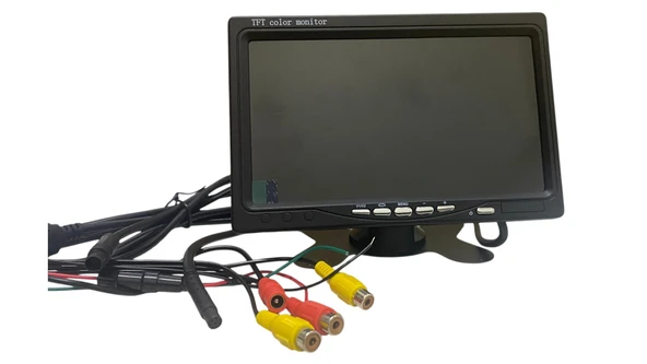 ROSE MR-70HD HDMI-VGA-AV GİRİŞLİ VCD-DVD-GPRS-KAMERA MONİTÖRÜ - Resim 2